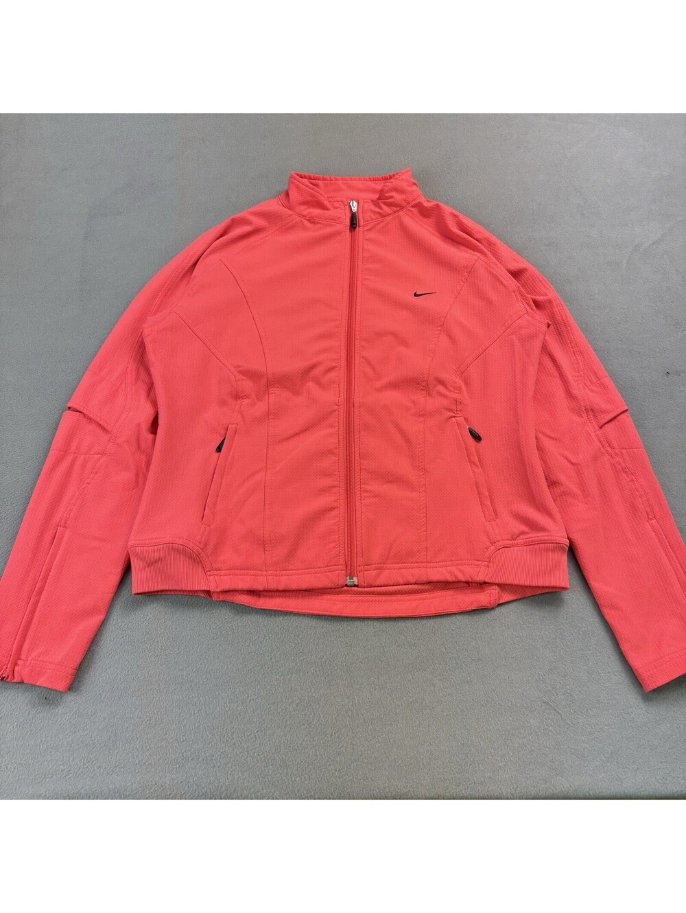 Nike Sphere Dry Full Zip Jacket Women’s Size Large Coral Pink